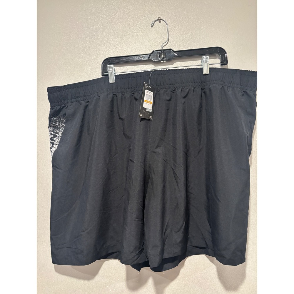 Under Armour Mens Woven Graphic Shorts Black Training Loose Fit 4XL 1370388-001